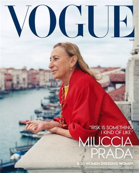 vogue com prada|miuccia Prada today.